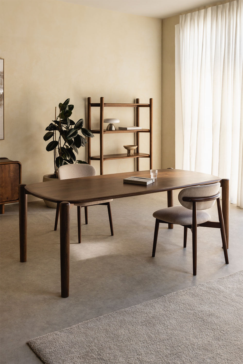 Table GINA, 200x90 cm, mango wood