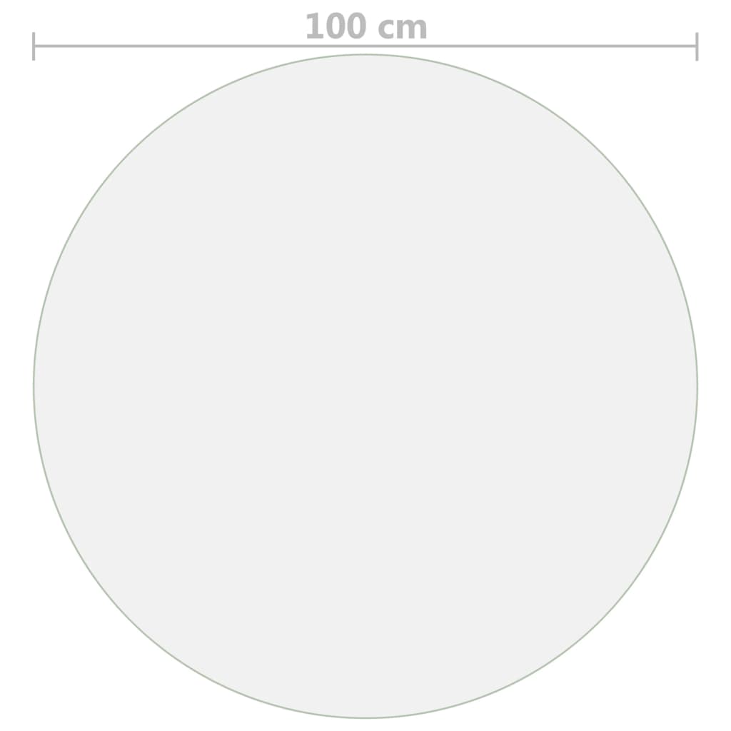 Stalo apsauga, matinė, 100cm skersmens, 2mm, PVC - Namų Idėja
