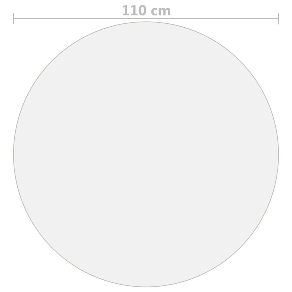 Stalo apsauga, matinė, 110cm skersmens, 2mm, PVC - Namų Idėja