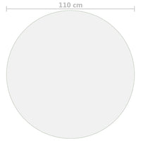 Stalo apsauga, matinė, 110cm skersmens, 2mm, PVC - Namų Idėja