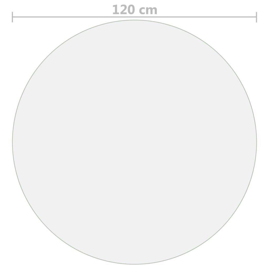 Stalo apsauga, matinė, 120cm skersmens, 2mm, PVC - Namų Idėja