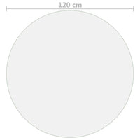 Stalo apsauga, matinė, 120cm skersmens, 2mm, PVC - Namų Idėja