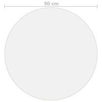 Stalo apsauga, matinė, 90cm skersmens, 2mm, PVC - Namų Idėja