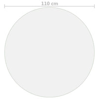 Stalo apsauga, permatoma, 110cm skersmens, 2mm, PVC - Namų Idėja