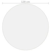 Stalo apsauga, permatoma, 120cm skersmens, 2mm, PVC - Namų Idėja