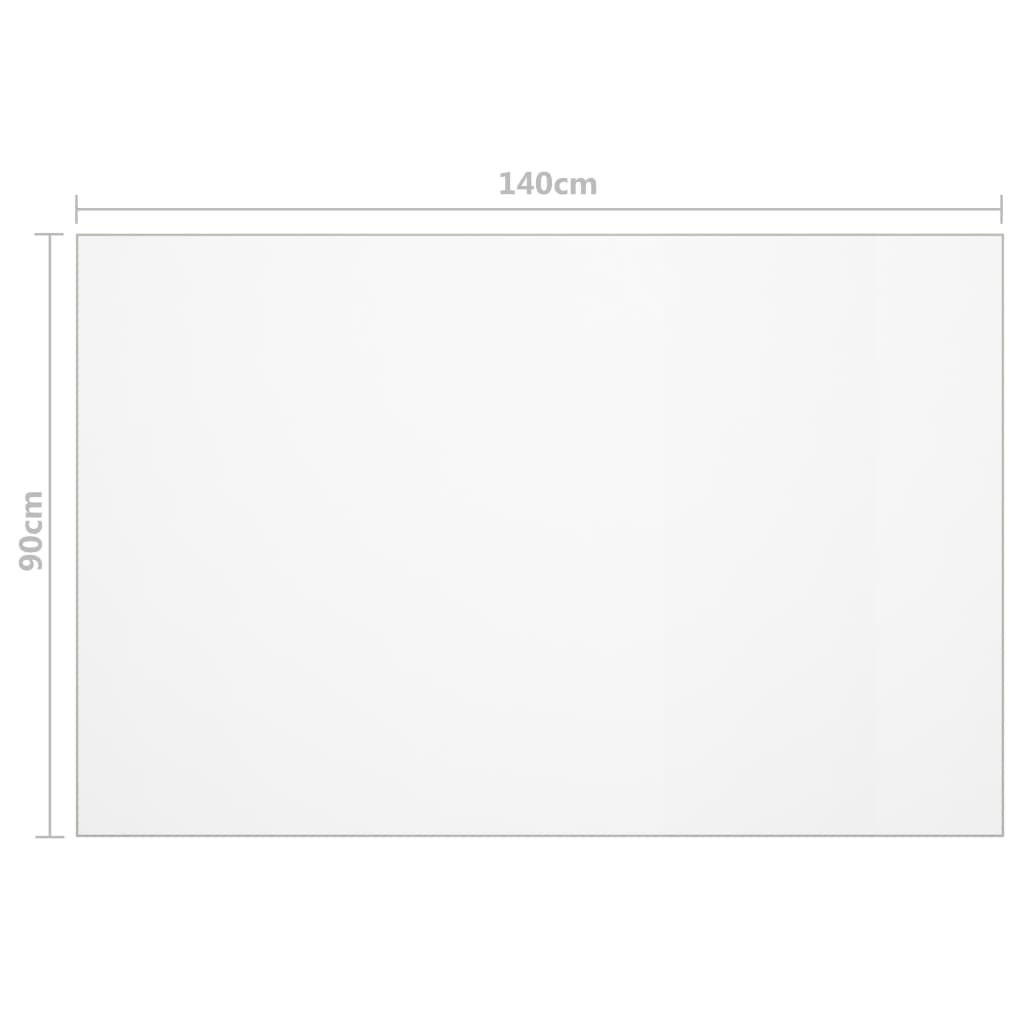 Stalo apsauga, permatoma, 140x90cm, 2mm, PVC - Namų Idėja
