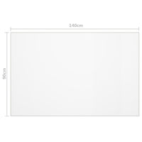 Stalo apsauga, permatoma, 140x90cm, 2mm, PVC - Namų Idėja