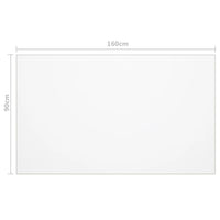 Stalo apsauga, permatoma, 160x90cm, 2mm, PVC - Namų Idėja