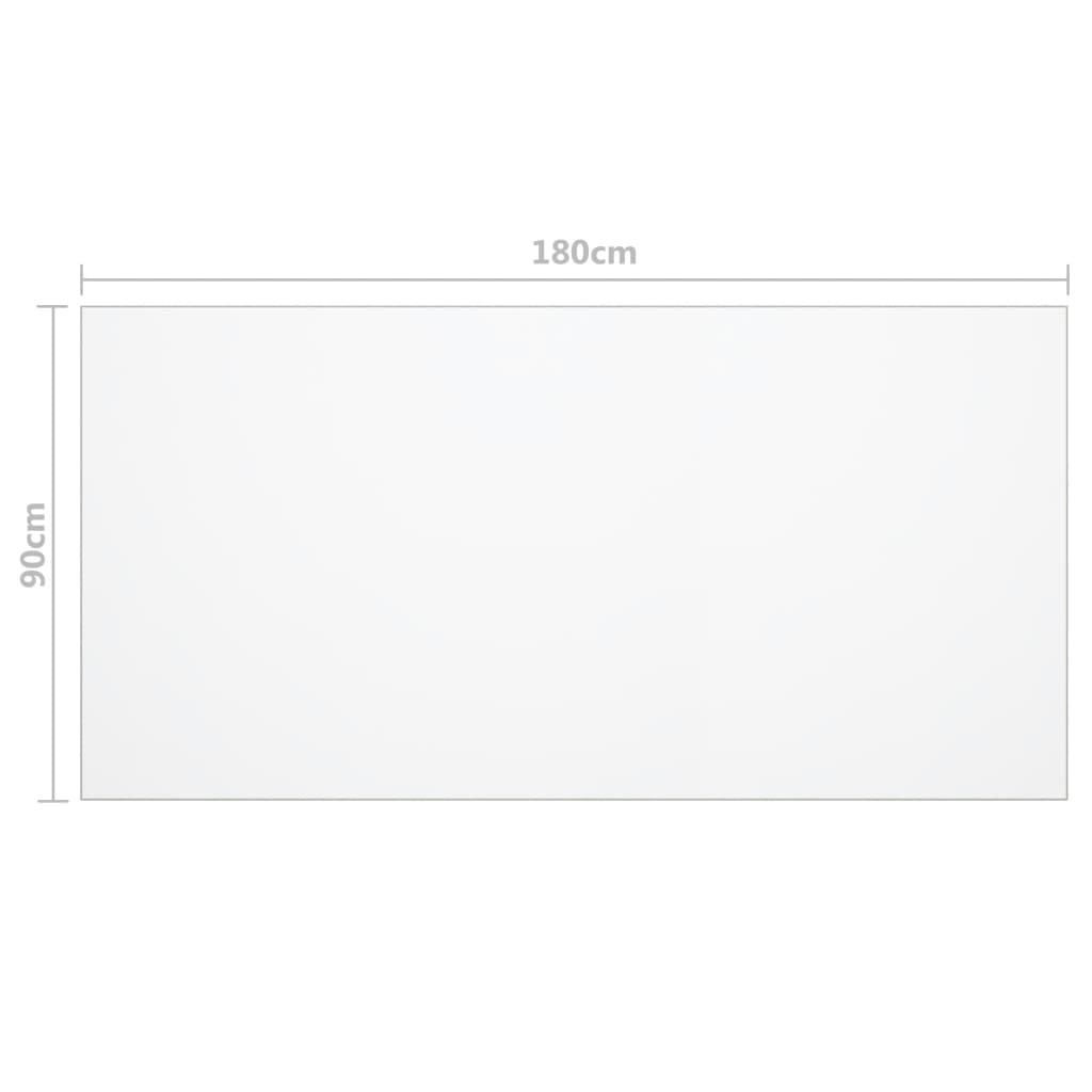 Stalo apsauga, permatoma, 180x90cm, 2mm, PVC - Namų Idėja