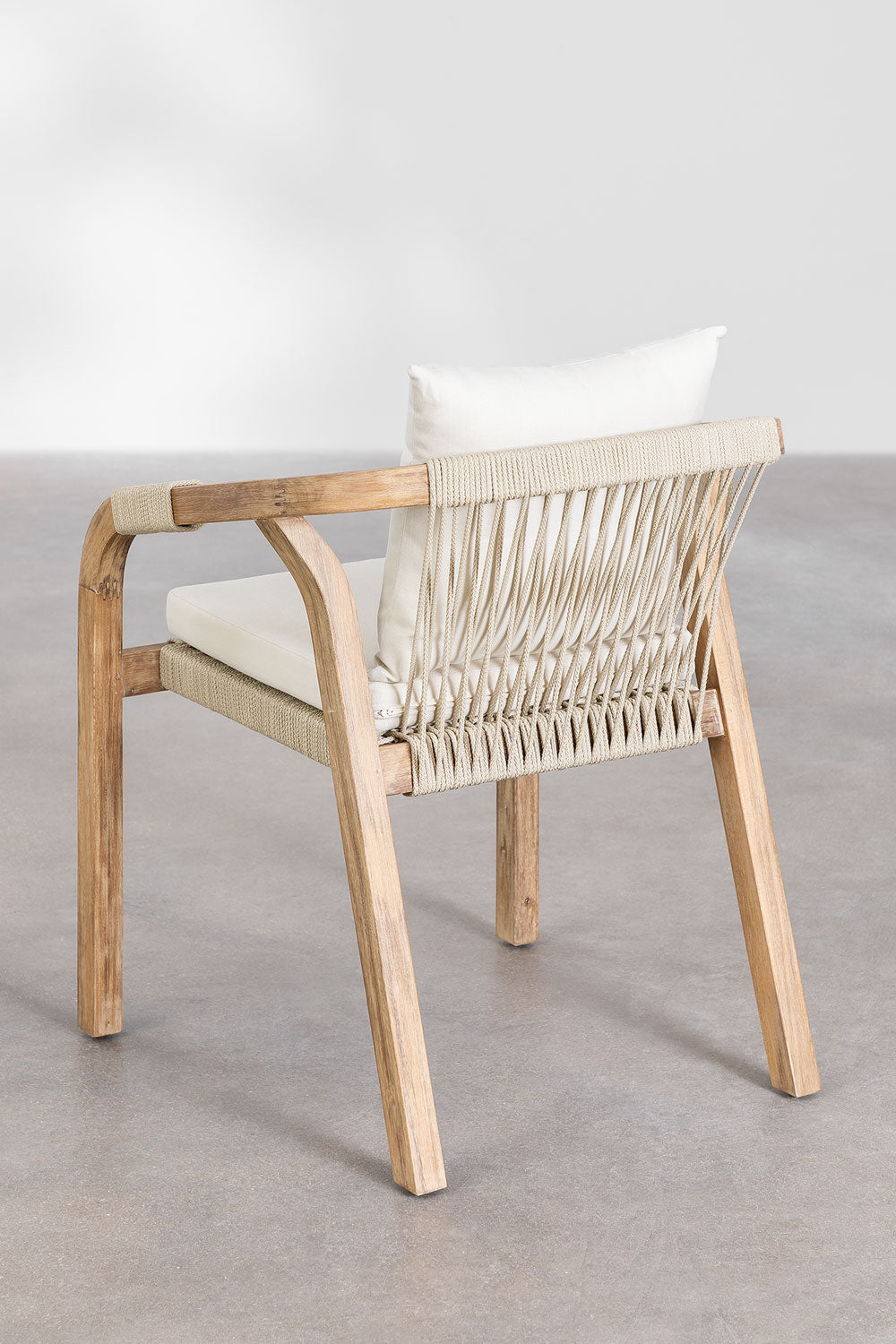 Galds un 10 krēslu komplekts TERIUNO 260x100 cm, akācijas koks
