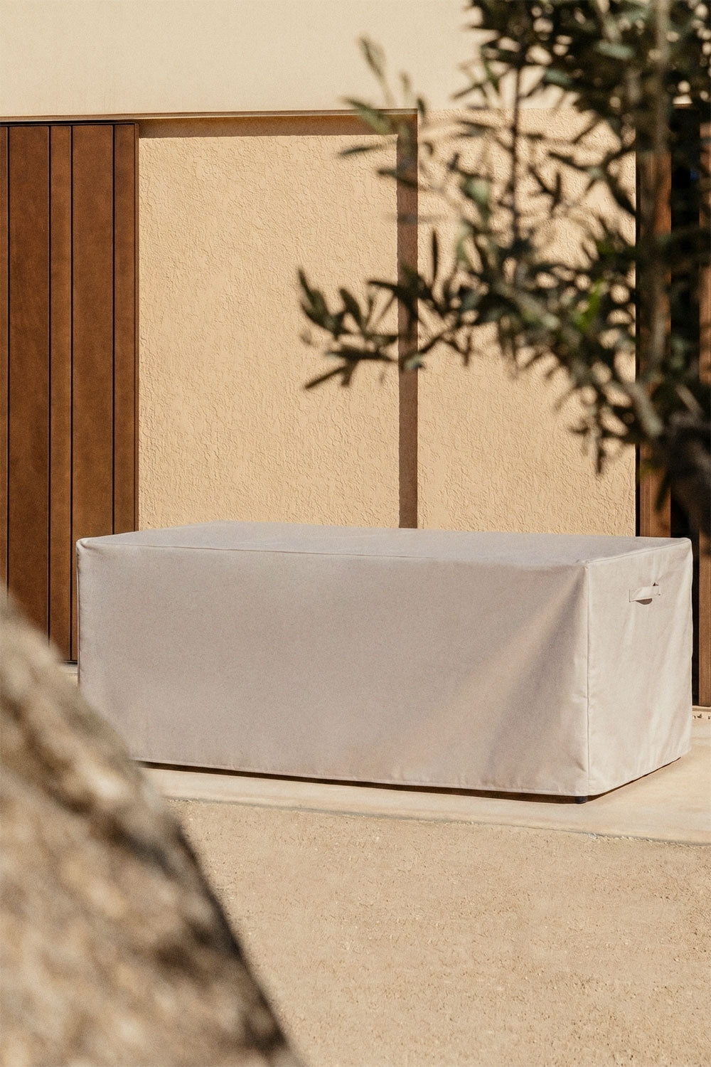Tablecloth COVERINO, rectangular, cream (1 pc.)