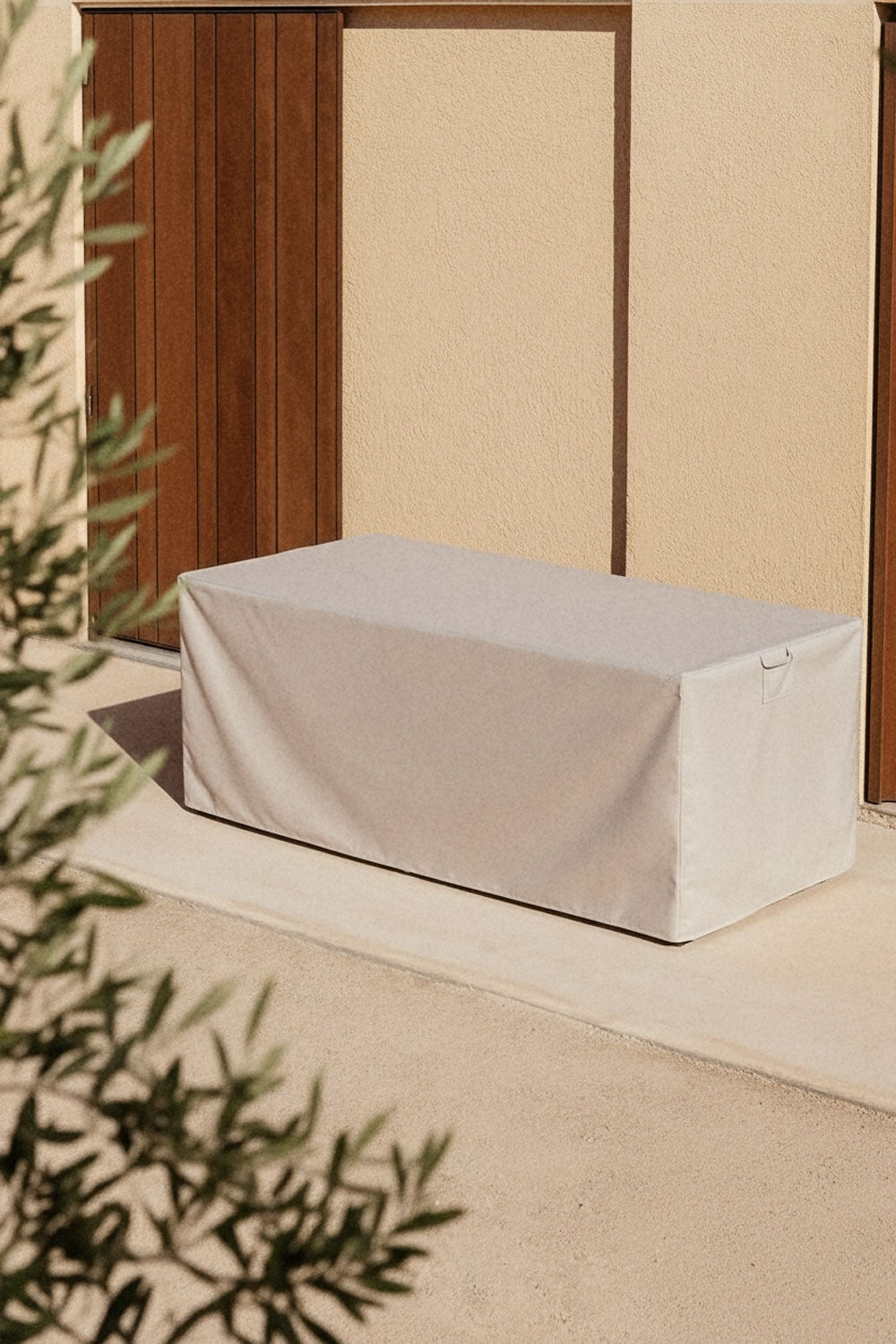 Tablecloth COVERINO, rectangular, cream (2 pcs)