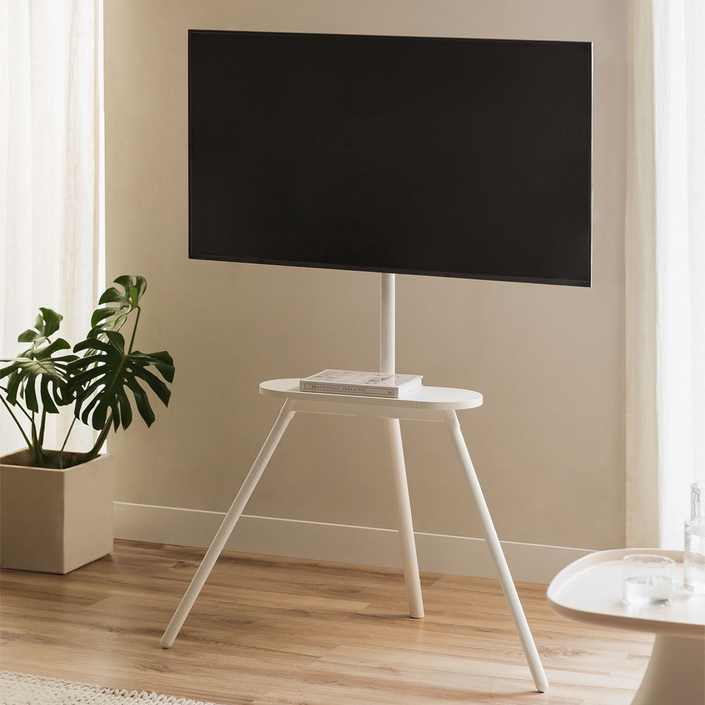 TV stovas FKISAREI su medinėmis kojomis