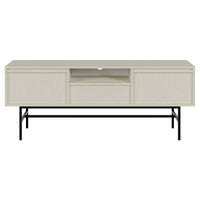 TV staliukas EVO, smėlinė, su rėmu, 154 cm
