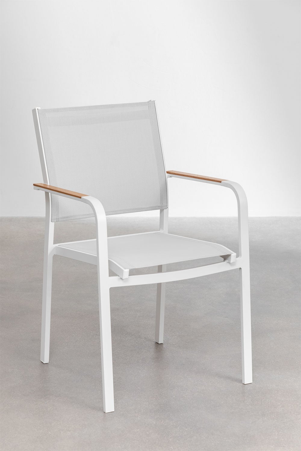 STARMI Outdoor Dining Set, Square, White