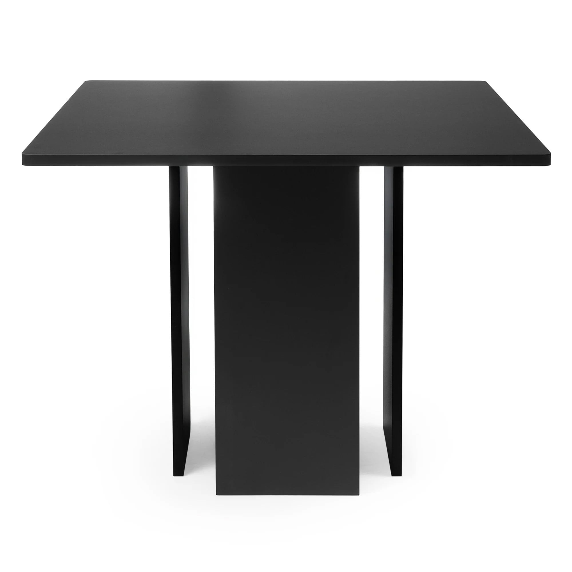 Kvadratinis stalas FACILE, juodas, 100 cm