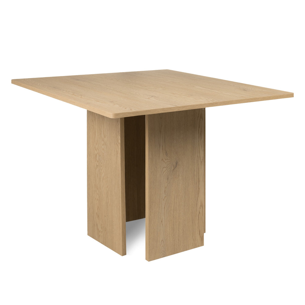 Square table FACILE, Cremona oak, 100 cm