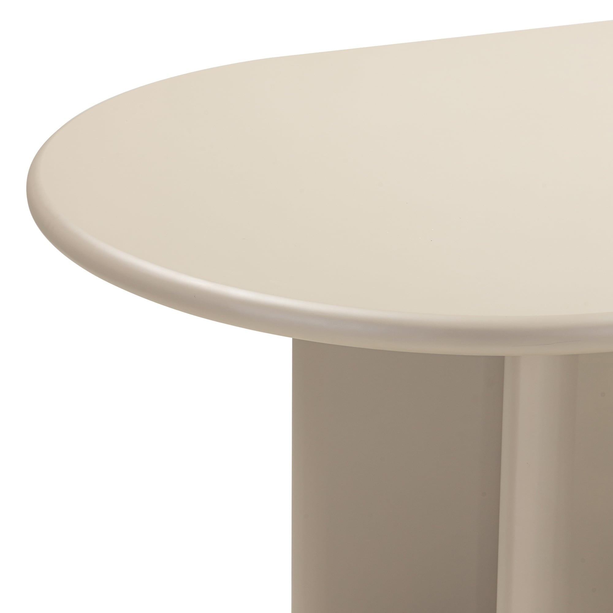 LAMOUR oval dining table, dark beige, 220 cm