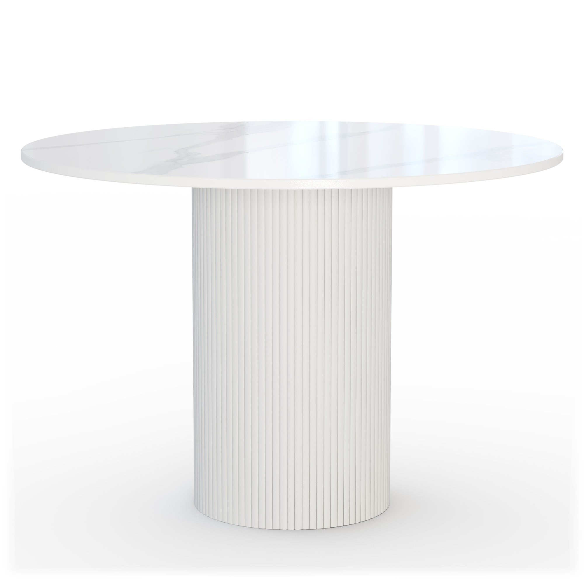Round dining table MALICE, marble effect