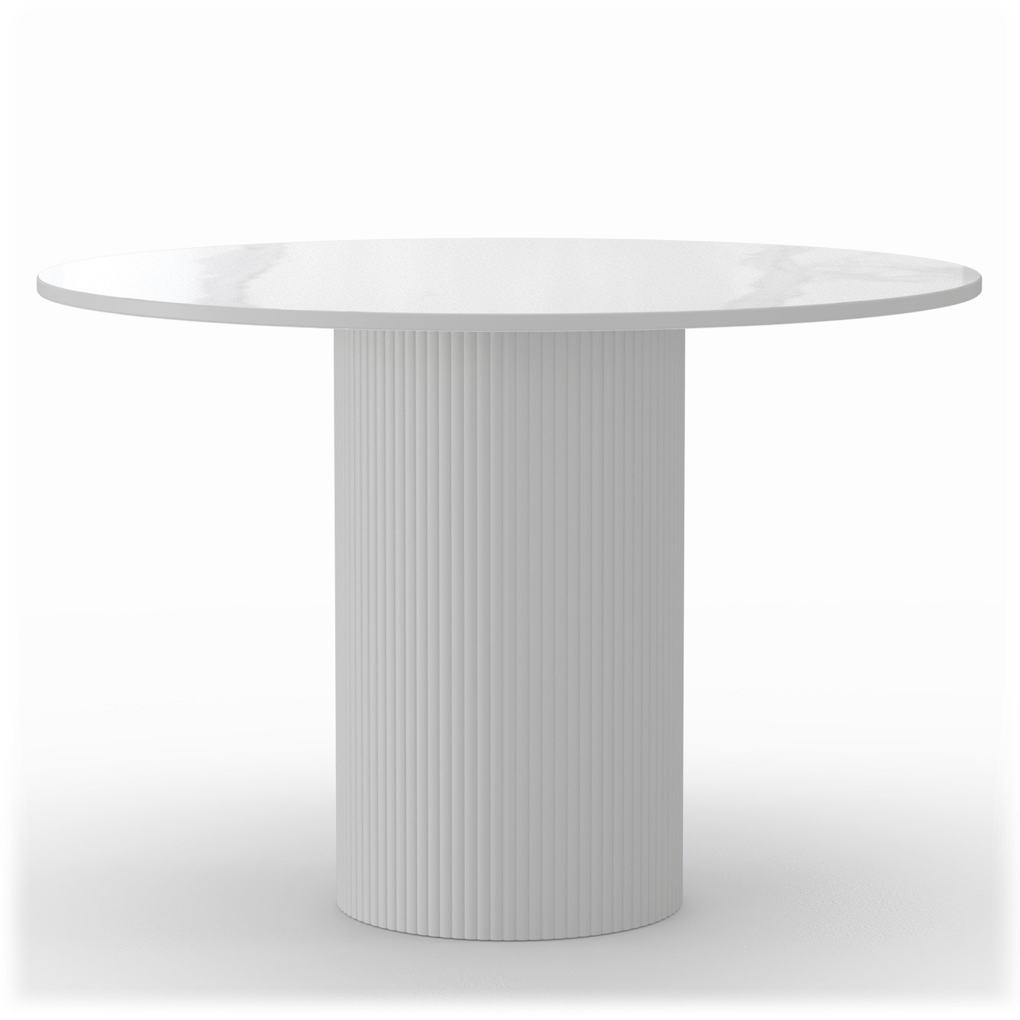 Round dining table MALICE, marble effect