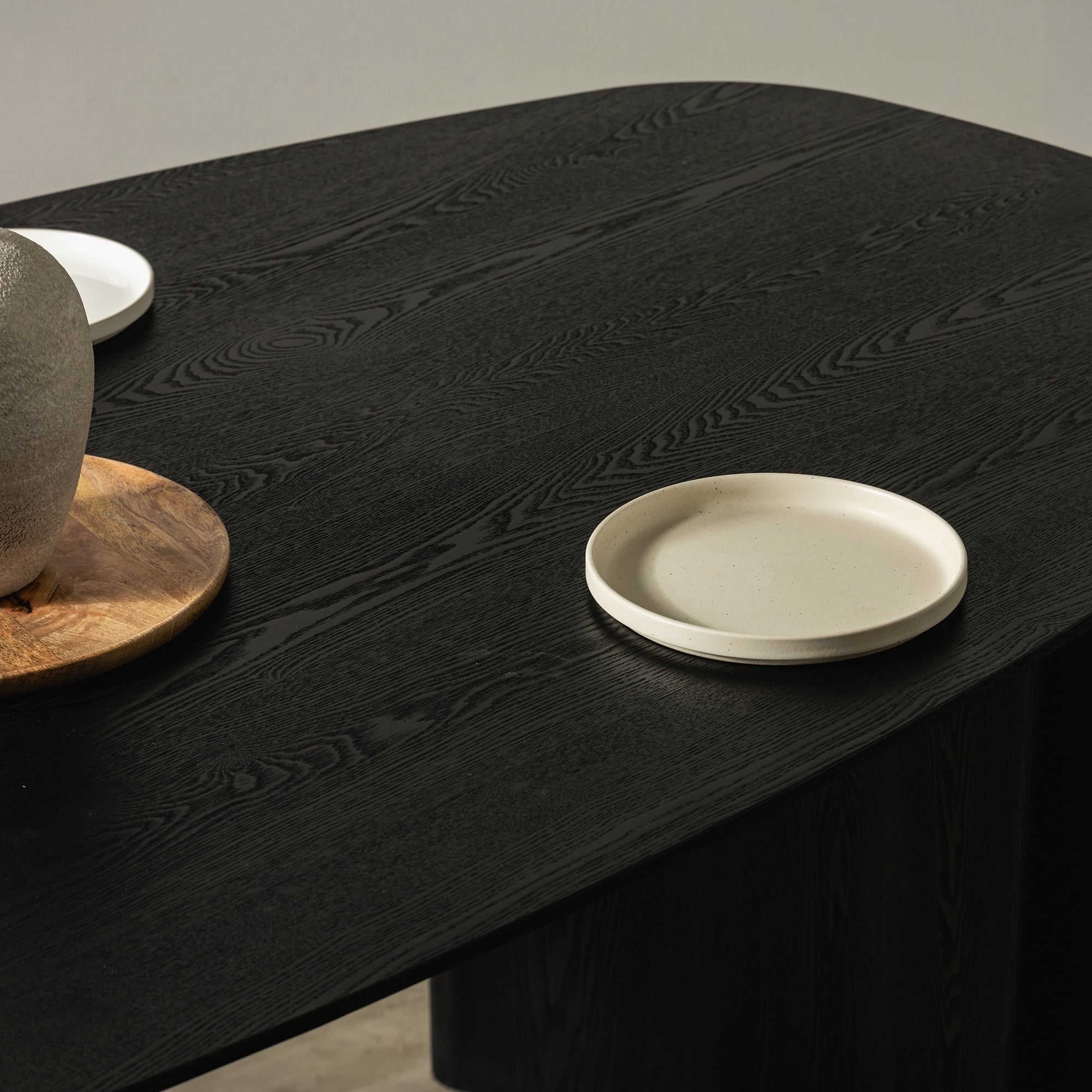 PATINE oval dining table, ash, 200 cm