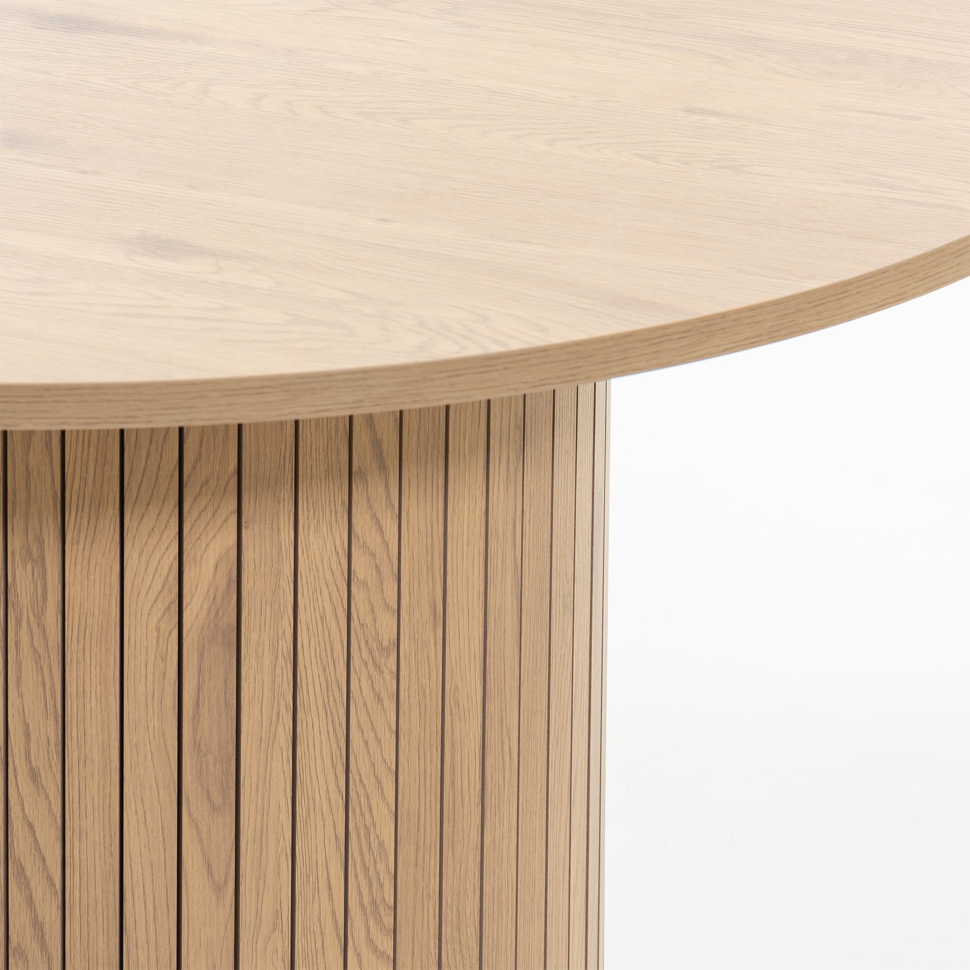 Dining table SAVEUR, lamellas, oak, 120 cm