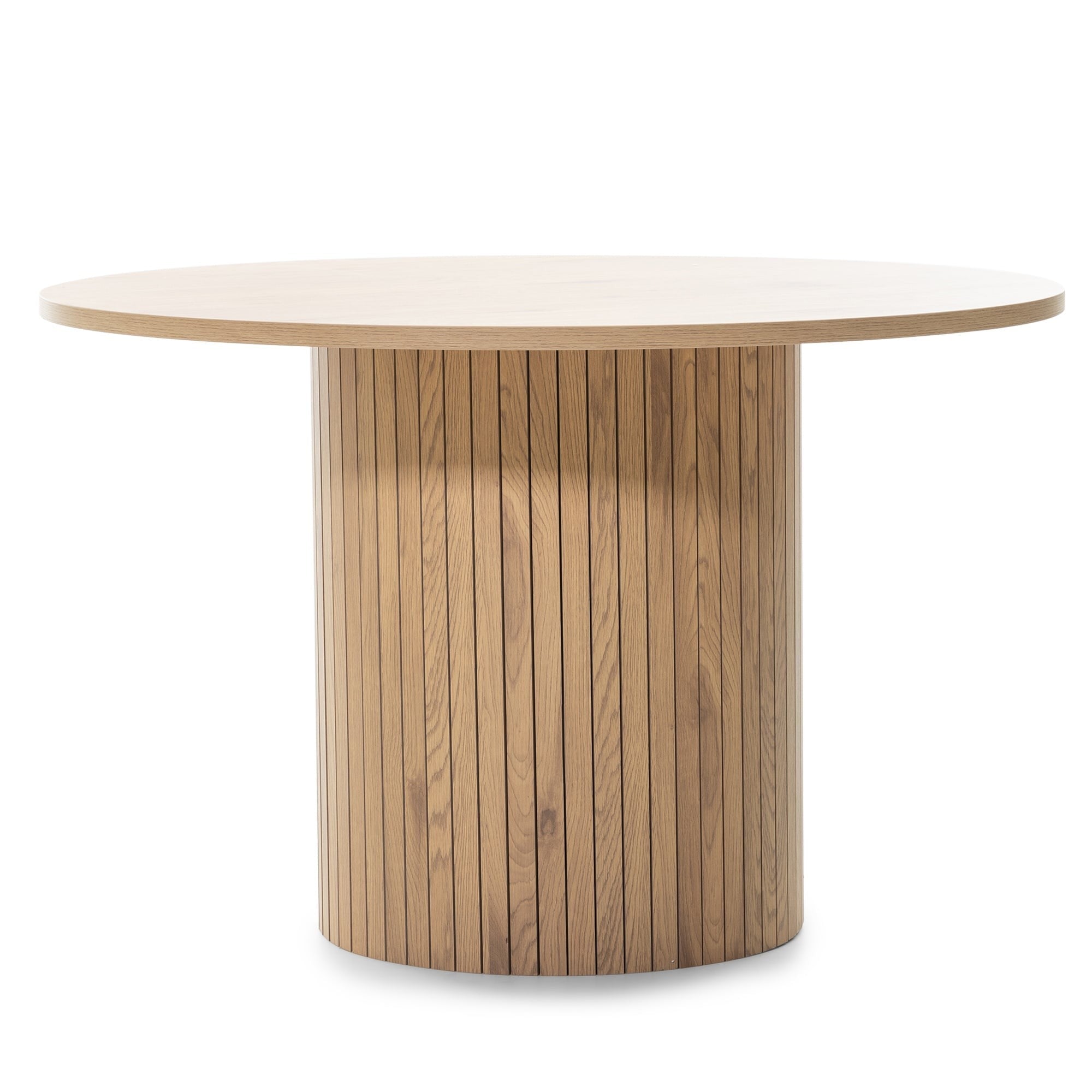 Dining table SAVEUR, lamellas, oak, 120 cm