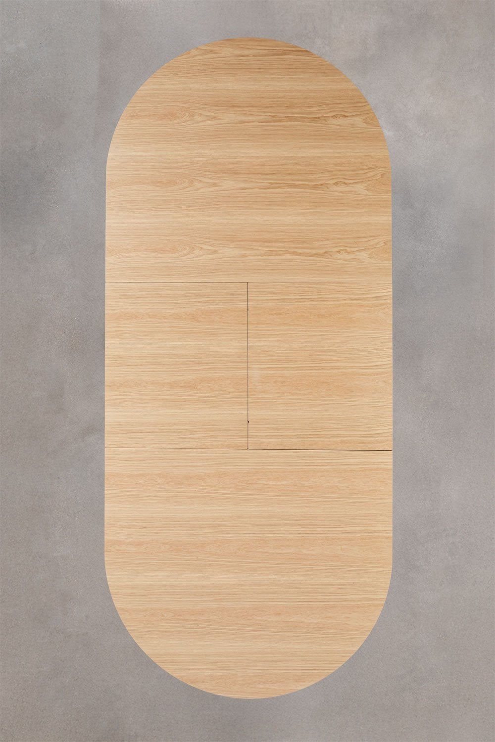 Stalas MONTANA, ovalus 180–240×105 cm, ąžuolas