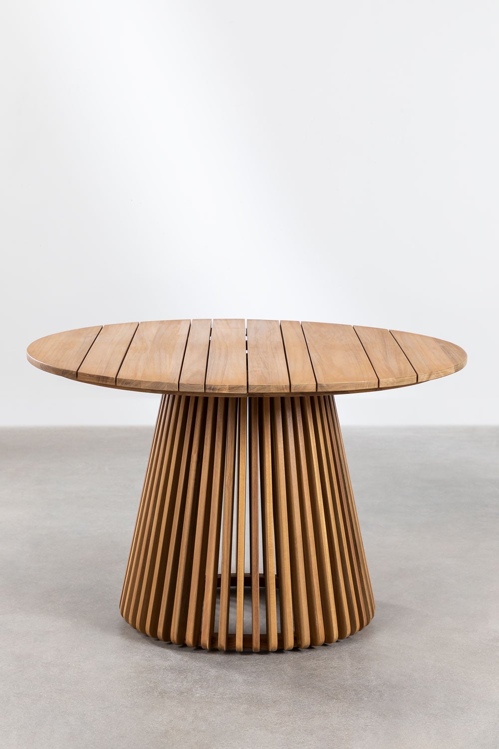Apaļš galds ROBURO, akācijas koks, 120 cm