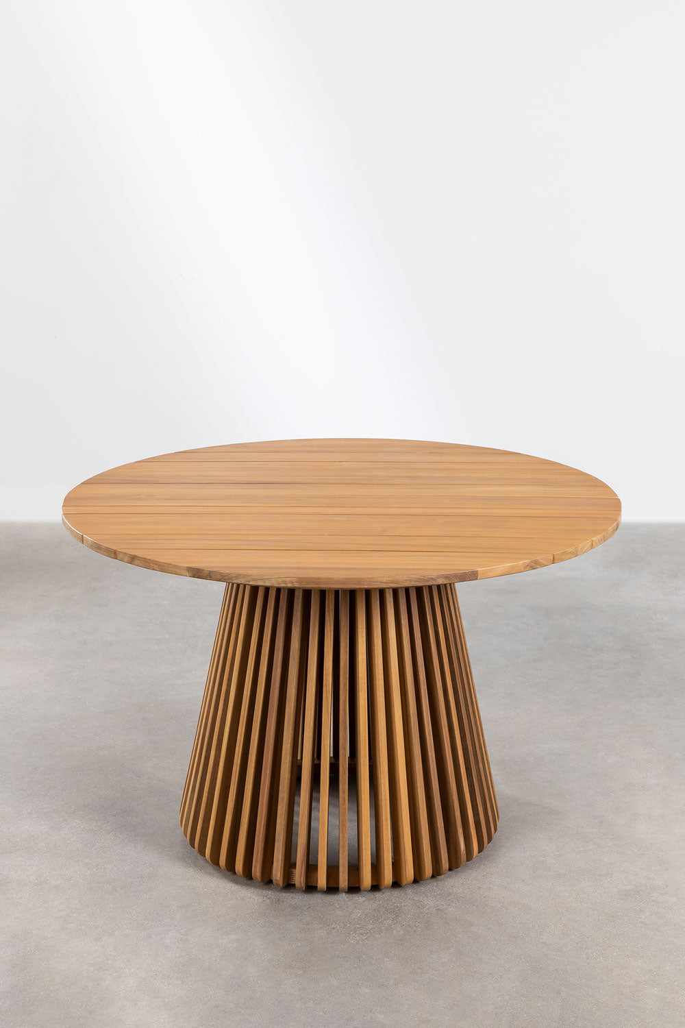 Apaļš galds ROBURO, akācijas koks, 120 cm