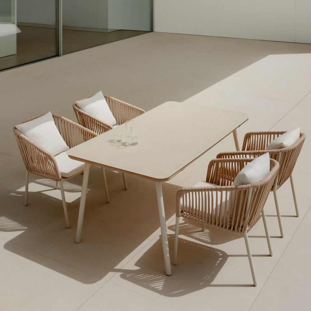 Outdoor Table TORA, Cream Sand