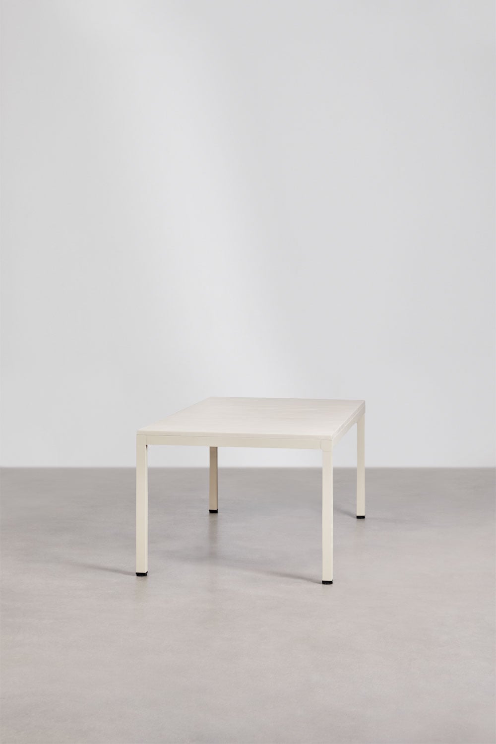 Outdoor table LARGO, cream, 210x100 cm