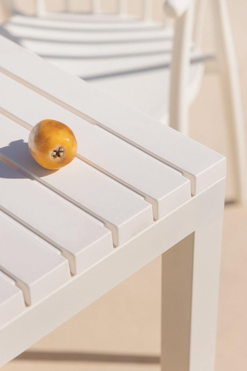 Outdoor table LARGO, white, 210x100 cm