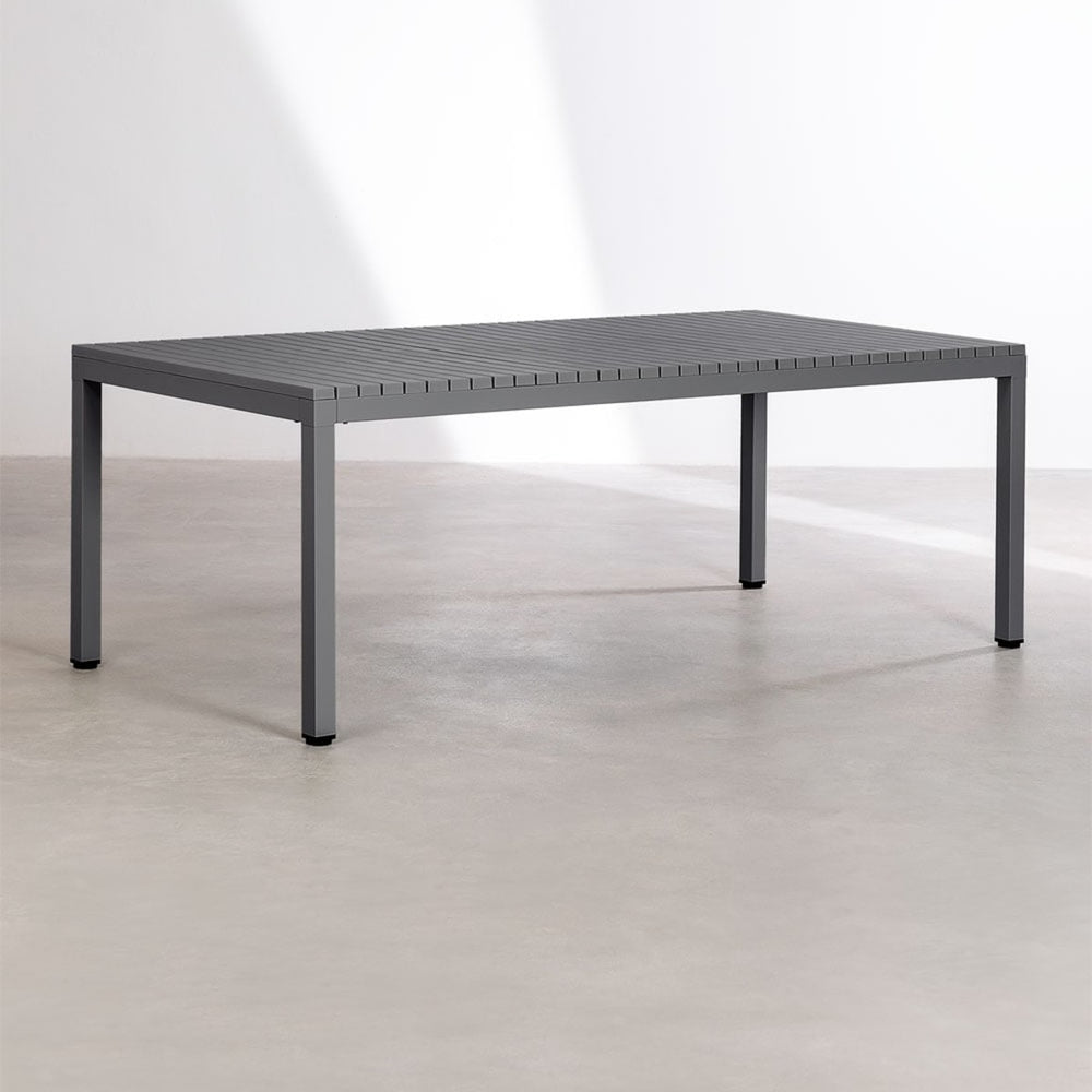 Outdoor table LARGO, graphite grey, 210x100 cm