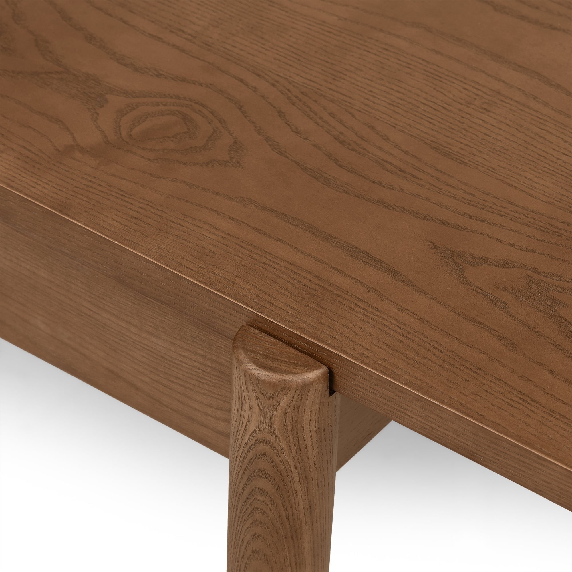 Extendable dining table GARNET, brown, 160-200 cm