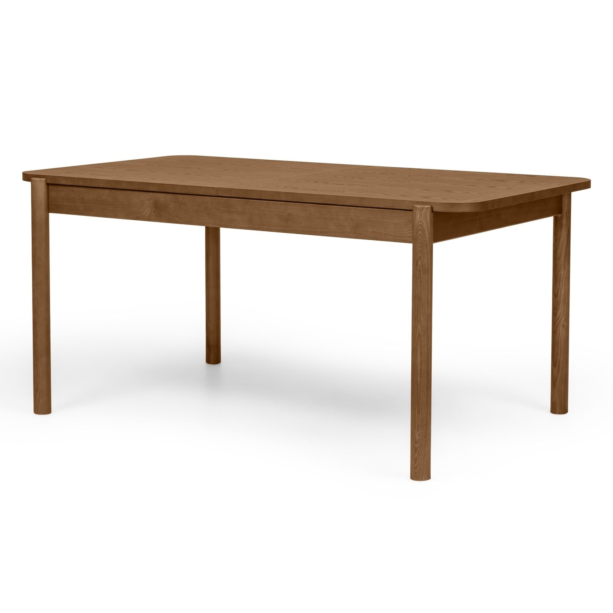 Extendable dining table GARNET, brown, 160-200 cm