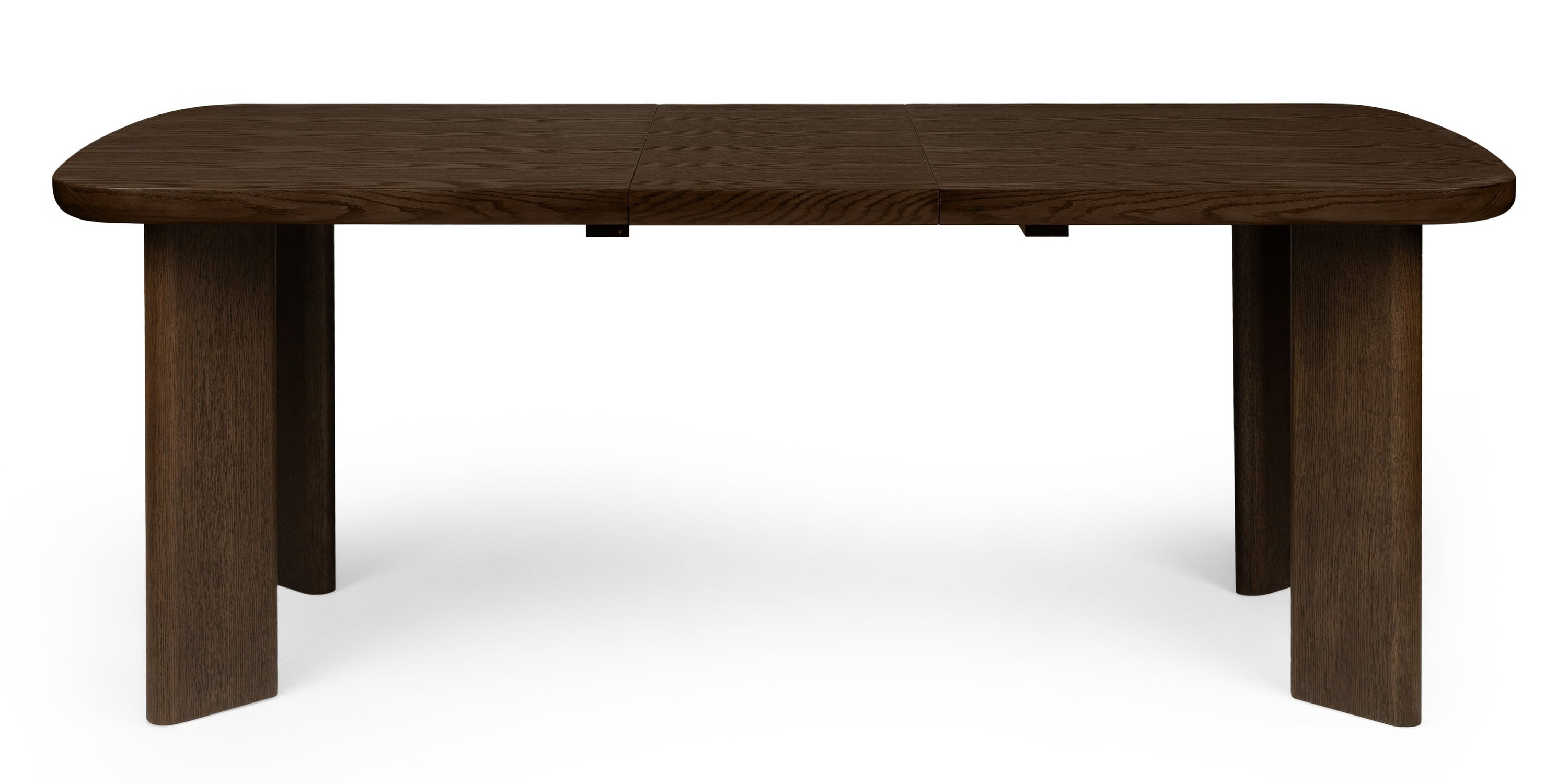Išskleidžiamas valgomojo stalas MALINE, tamsus ąžuolas, 160-200 cm