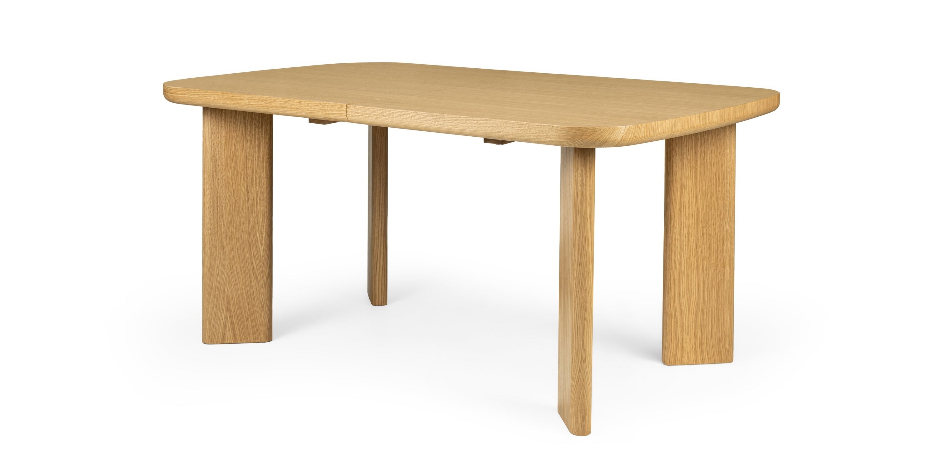 Paceļams pusdienu galds MALINE, dabīgais ozols, 160-200 cm