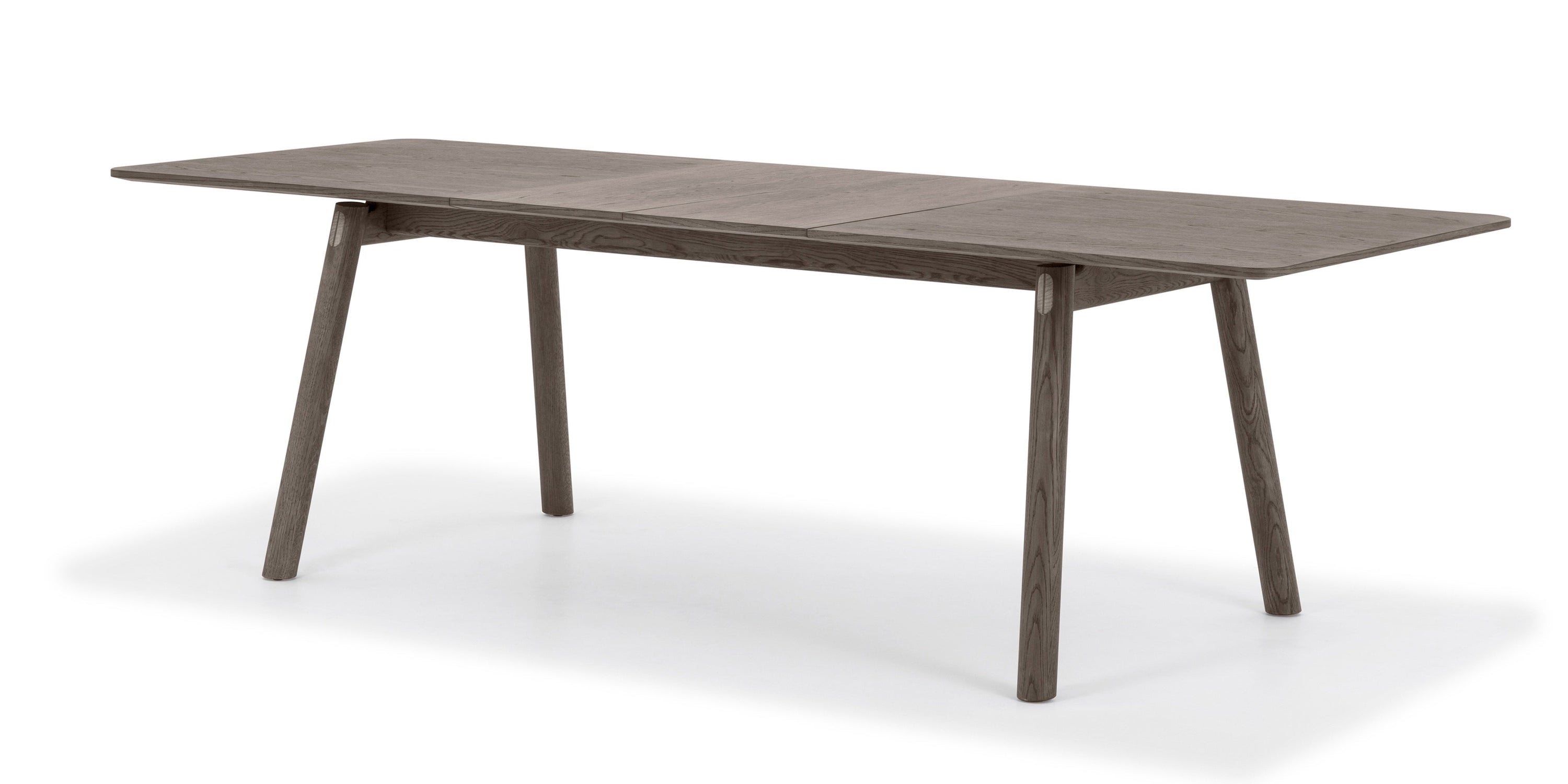 Izvelkams ēdamistabas galds VELOUR, espresso, 180-260 cm