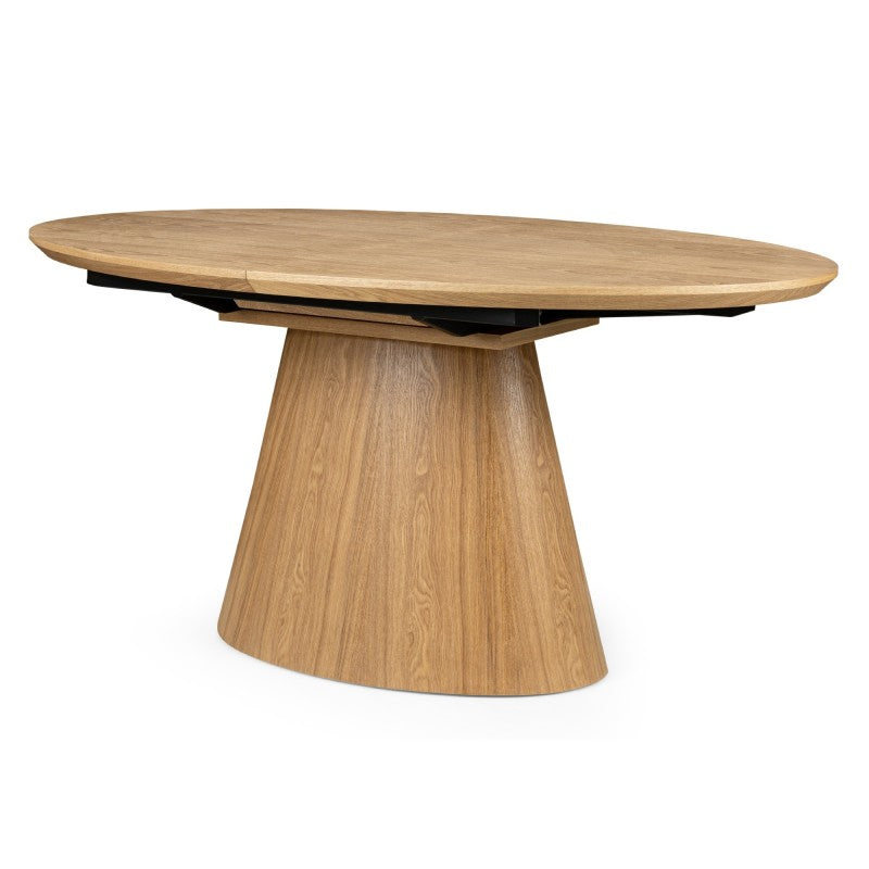 Išlankstomas stalas SOLANO 160-200 cm, ovalus