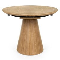 Išlankstomas stalas SOLANO 160-200 cm, ovalus