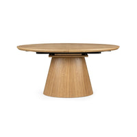 Išlankstomas stalas SOLANO 160-200 cm, ovalus