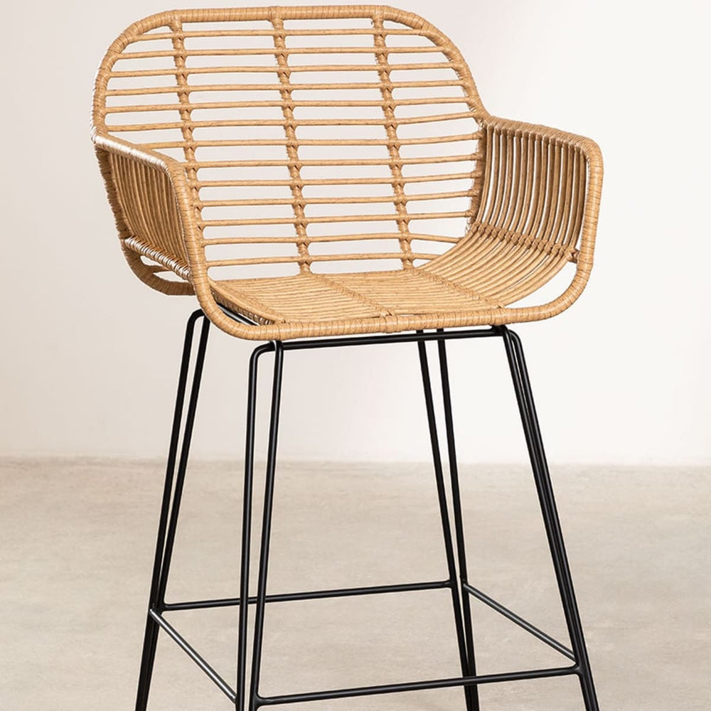 Bāra krēsls BARO, melns, 65 cm