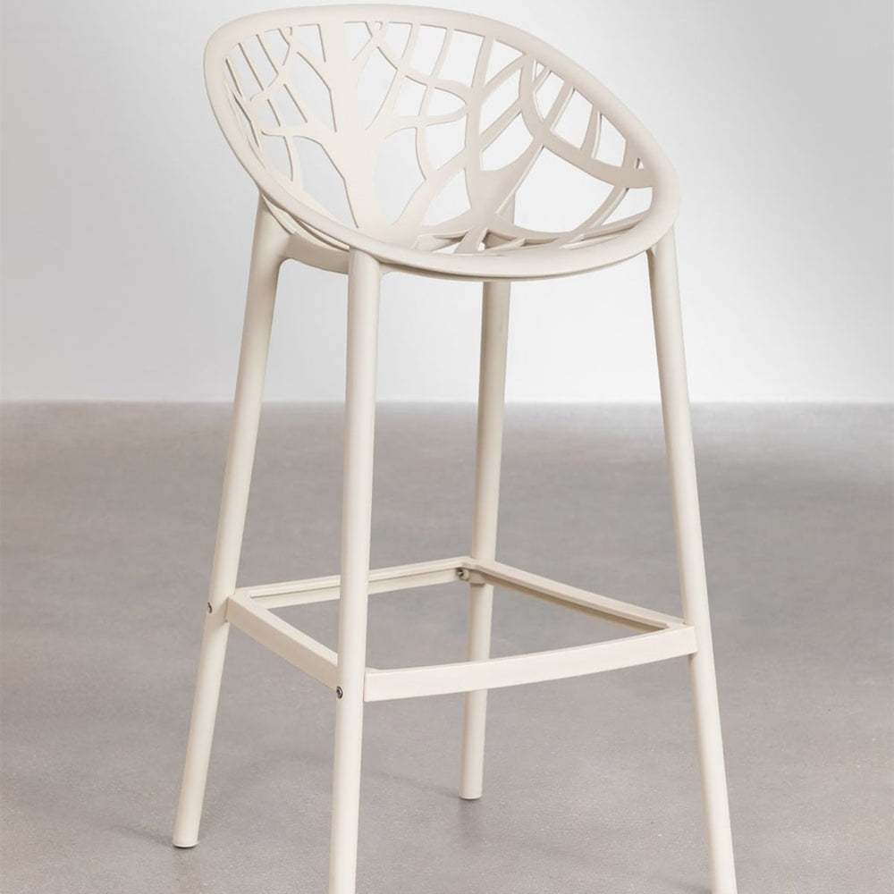 Bāra krēsls MEKANO, krēmkrāsas, 75 cm