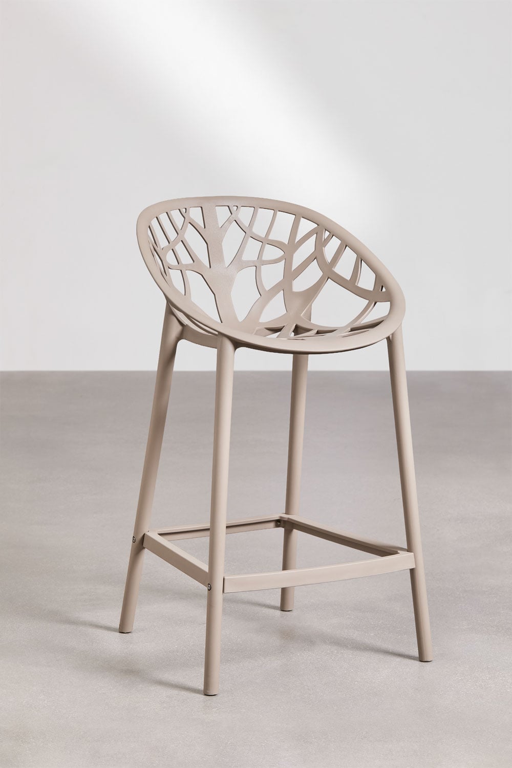 Bāra krēsls MEKANO, brūns moka, 65 cm