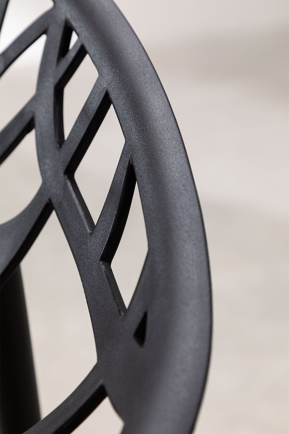 Bar stool MEKANO, black, 75 cm