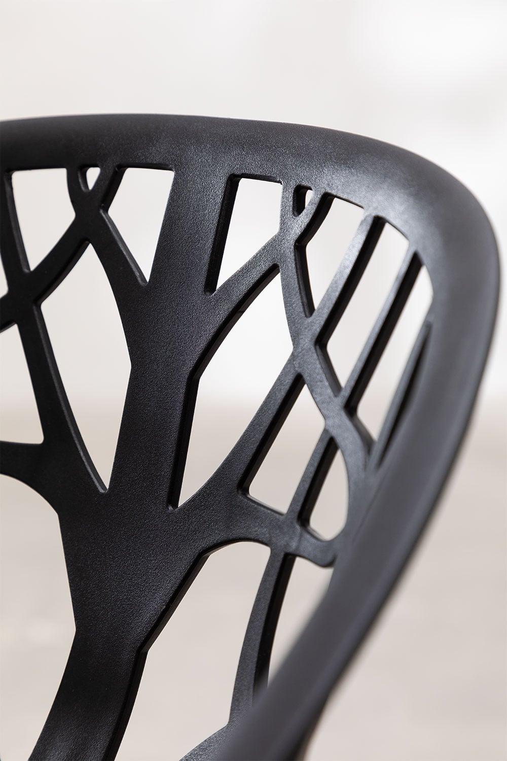 Bar stool MEKANO, black, 75 cm