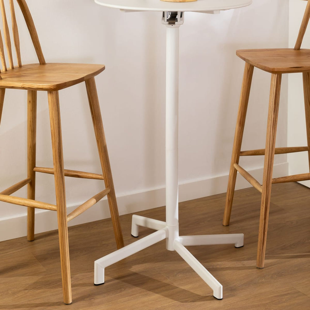 Round bar table ALTO, white