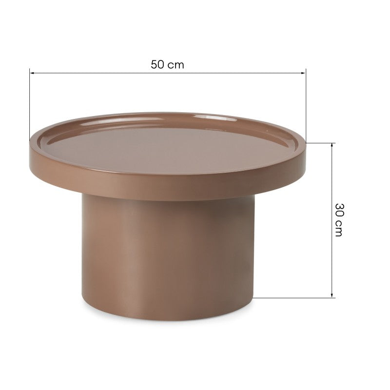 Šoninis staliukas CHIANTI 50 cm, šviesiai rudas