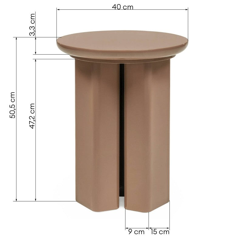 Šoninis staliukas CAMEMBERT 40 cm, moka
